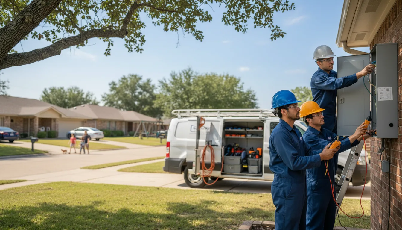 Certified electrician providing emergency electrical services in Yalaha, FL